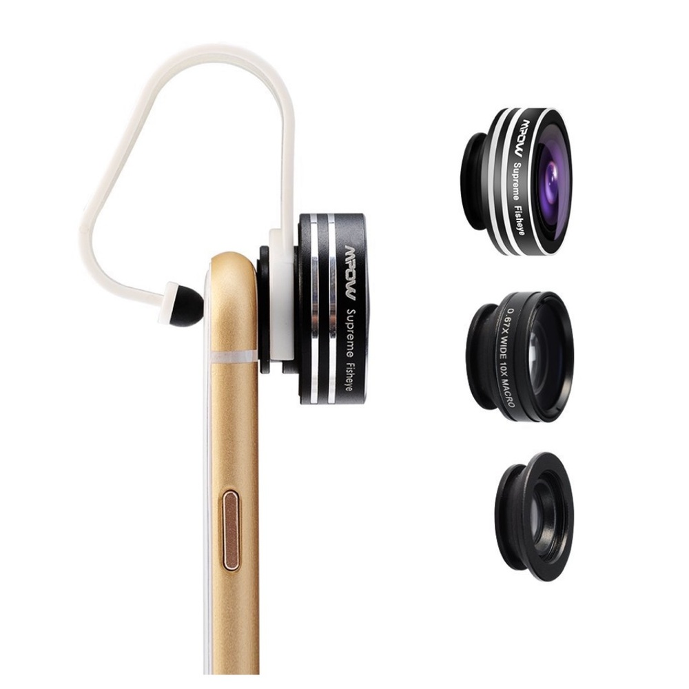 New in box Mpow 3-in-1 fisheye wide angle macro